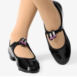 Danshuz Tap Shoe Ties little girls size 11M